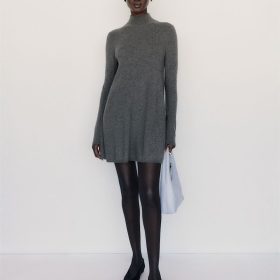 Thunder April Cashmere Turtleneck Mini Dress