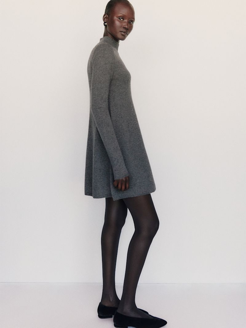 Thunder April Cashmere Turtleneck Mini Dress - Image 5