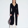 Black Wells Cashmere Duster