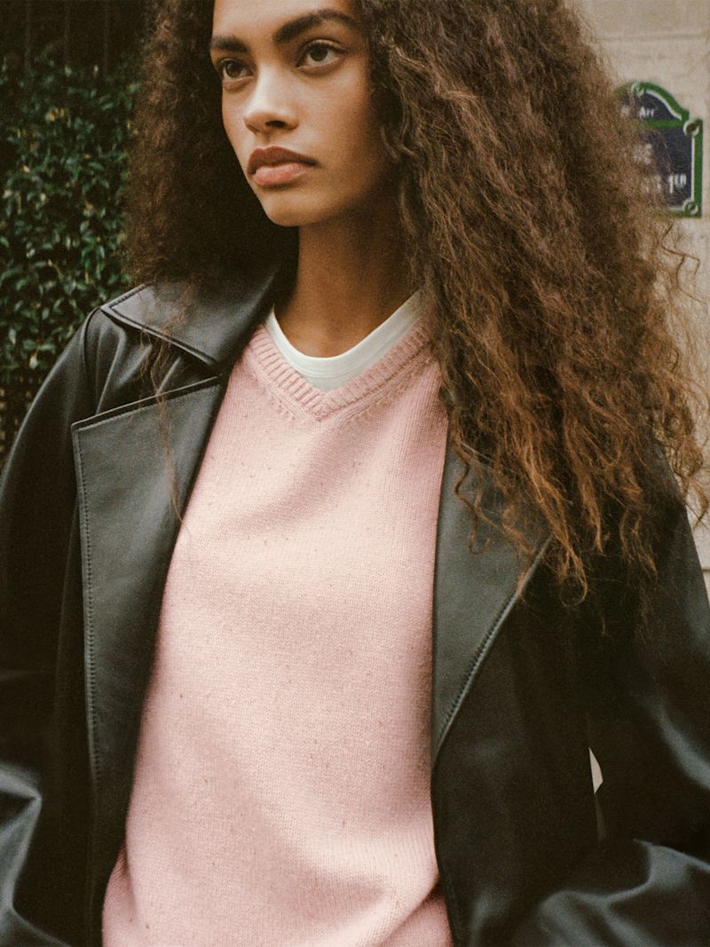 Neapolitan Donegal Sydney Regenerative Wool V-Neck Sweater