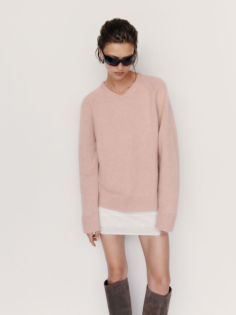 Neapolitan Donegal Sydney Regenerative Wool V-Neck Sweater - Image 5
