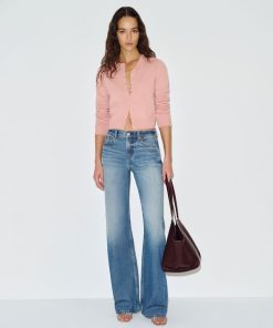 Lotus Caspia Cashmere Cropped Cardigan