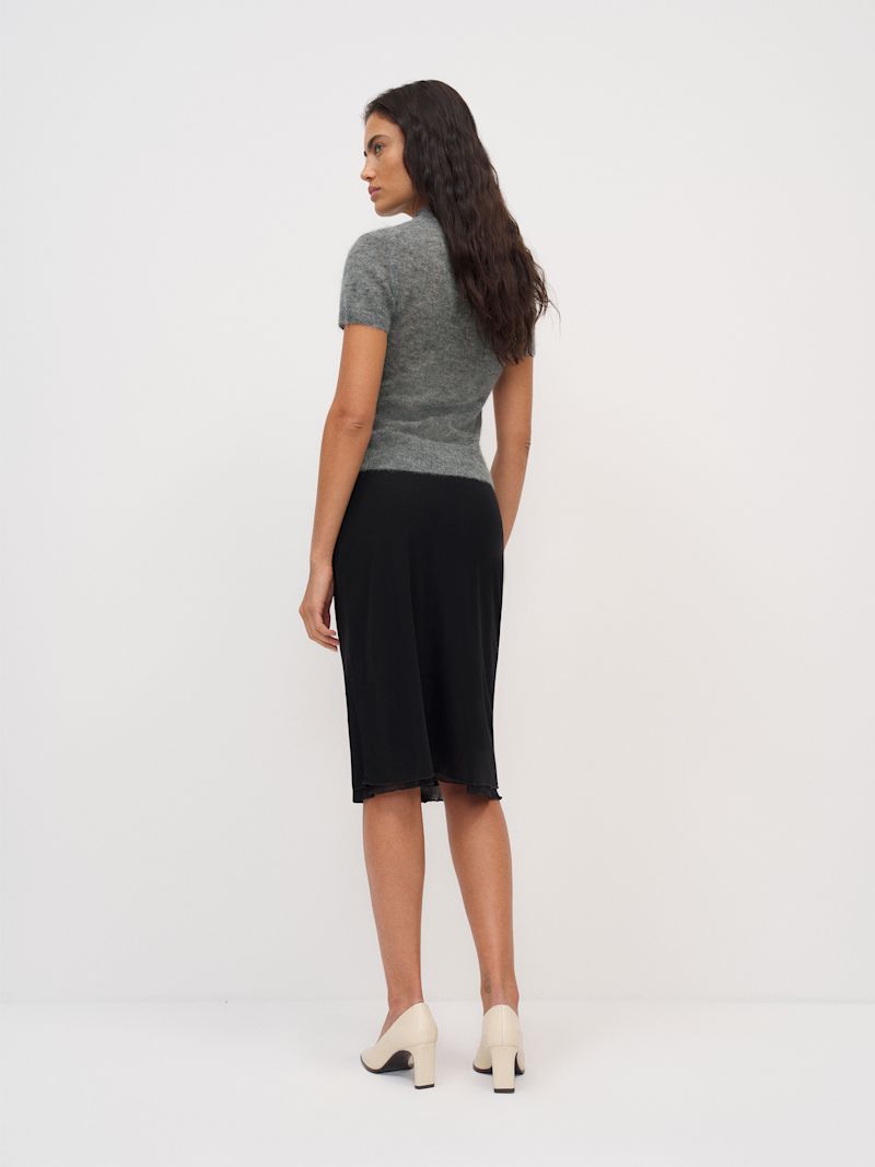 Thunder Laurel Sheer Alpaca Mock Neck - Image 4