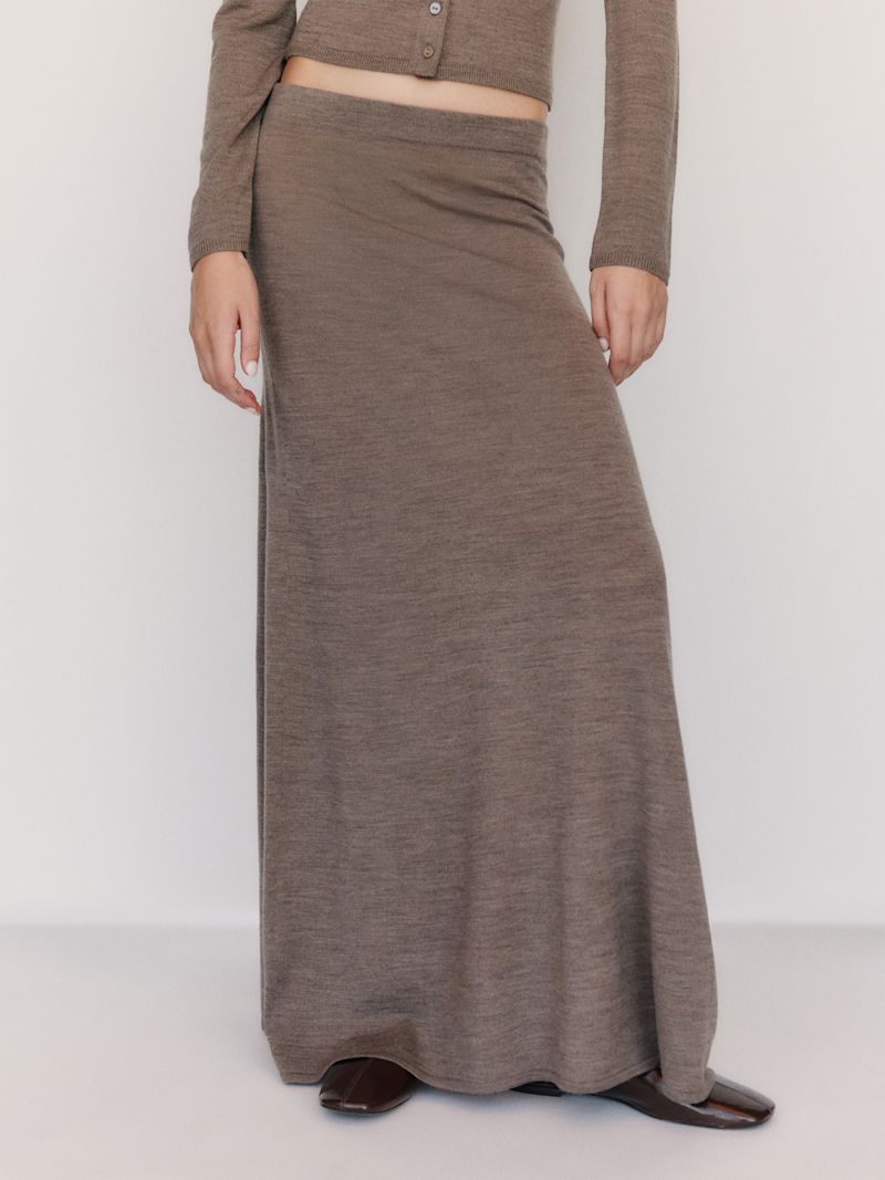 Cocoa Danielle Regenerative Merino Skirt - Image 2