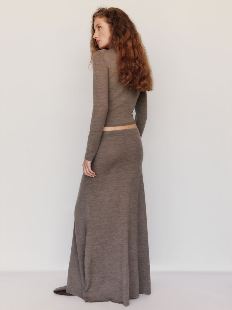 Cocoa Danielle Regenerative Merino Skirt - Image 3