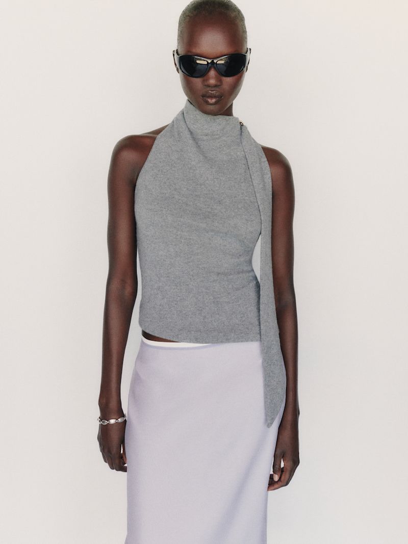 Husky Sarah Cashmere Scarf Tank - Image 2