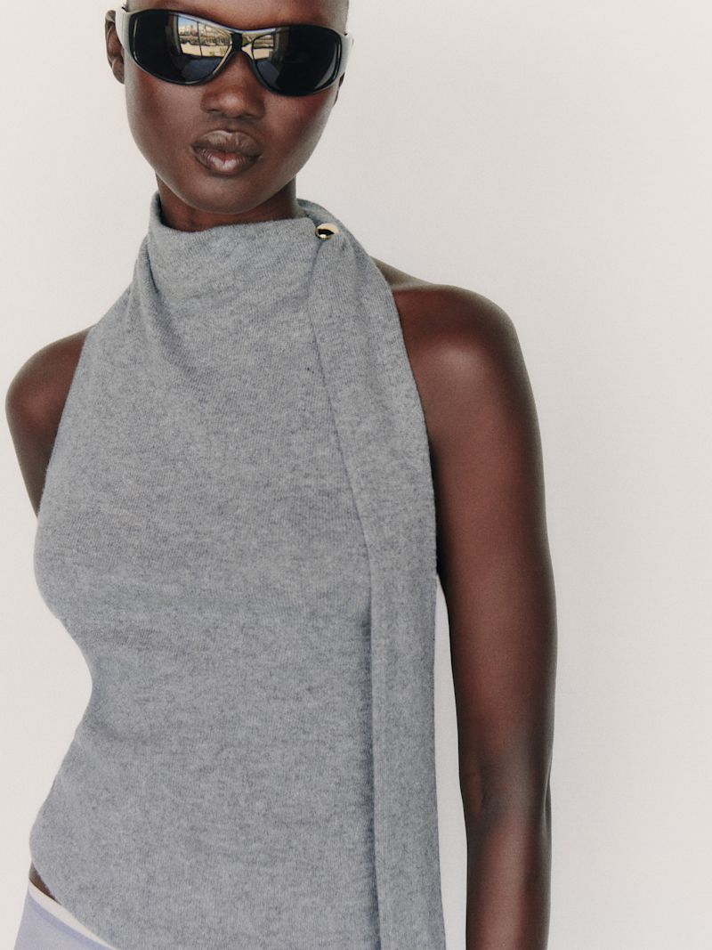 Husky Sarah Cashmere Scarf Tank - Image 4