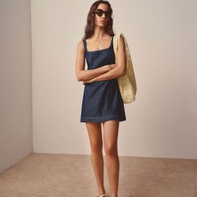 Volio Elinda Denim Mini Dress