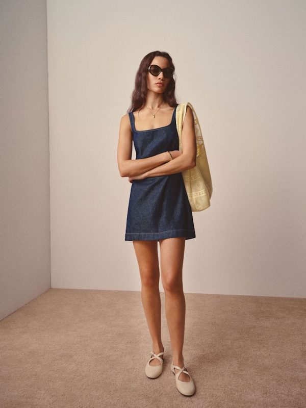 Volio Elinda Denim Mini Dress