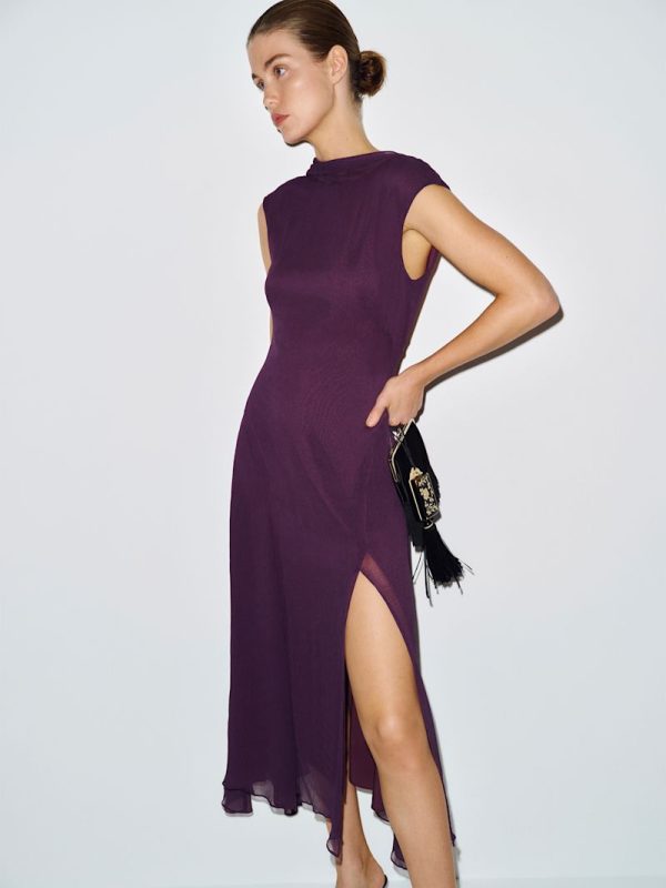 Crushed Violet Esmeralda Dress