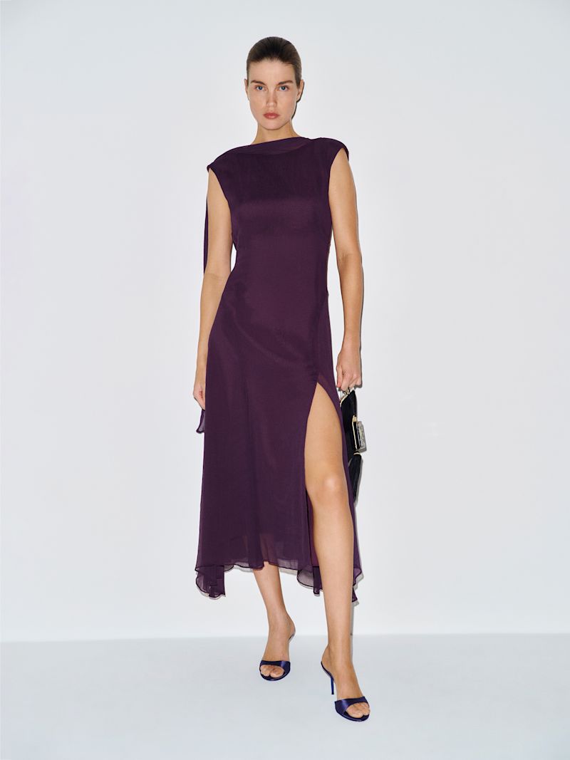Crushed Violet Esmeralda Dress - Image 3