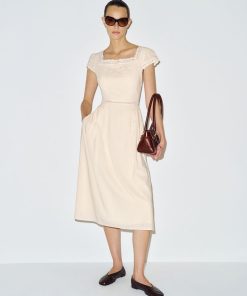 Cream Aurette Dress