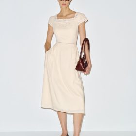 Cream Aurette Dress