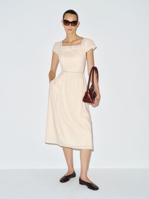 Cream Aurette Dress