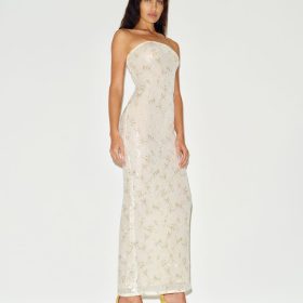 Ivory Sequin Ellison Knit Dress