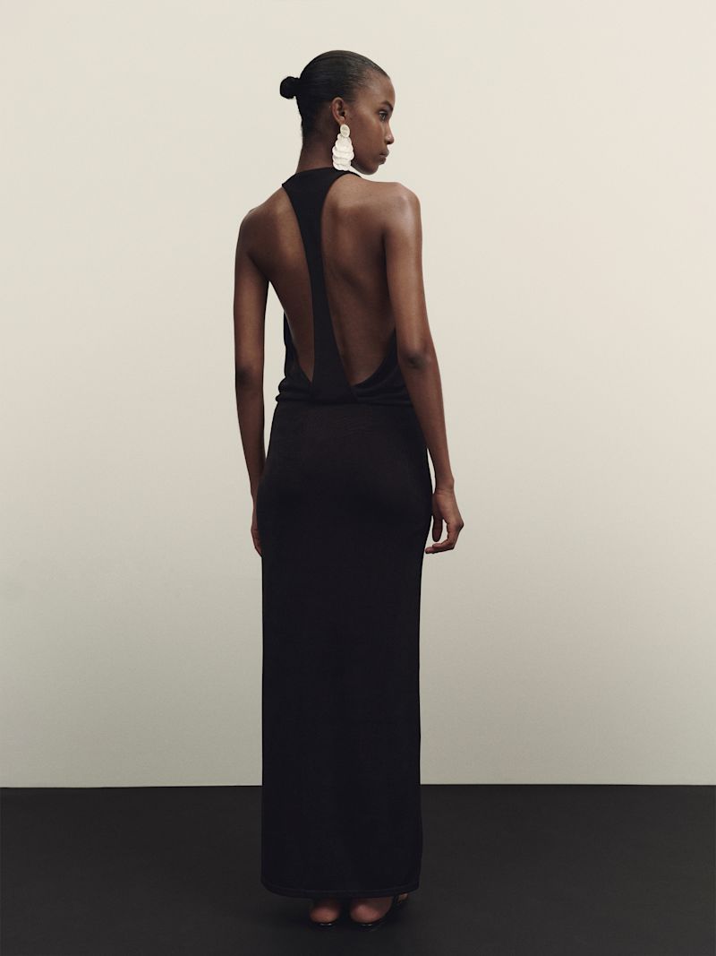 Black Bennett Knit Dress