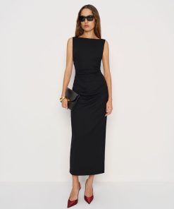 Black Benson Knit Dress