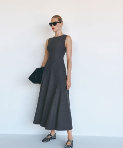 Dark Grey Petites Cecilia Dress