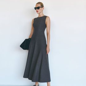 Dark Grey Petites Cecilia Dress