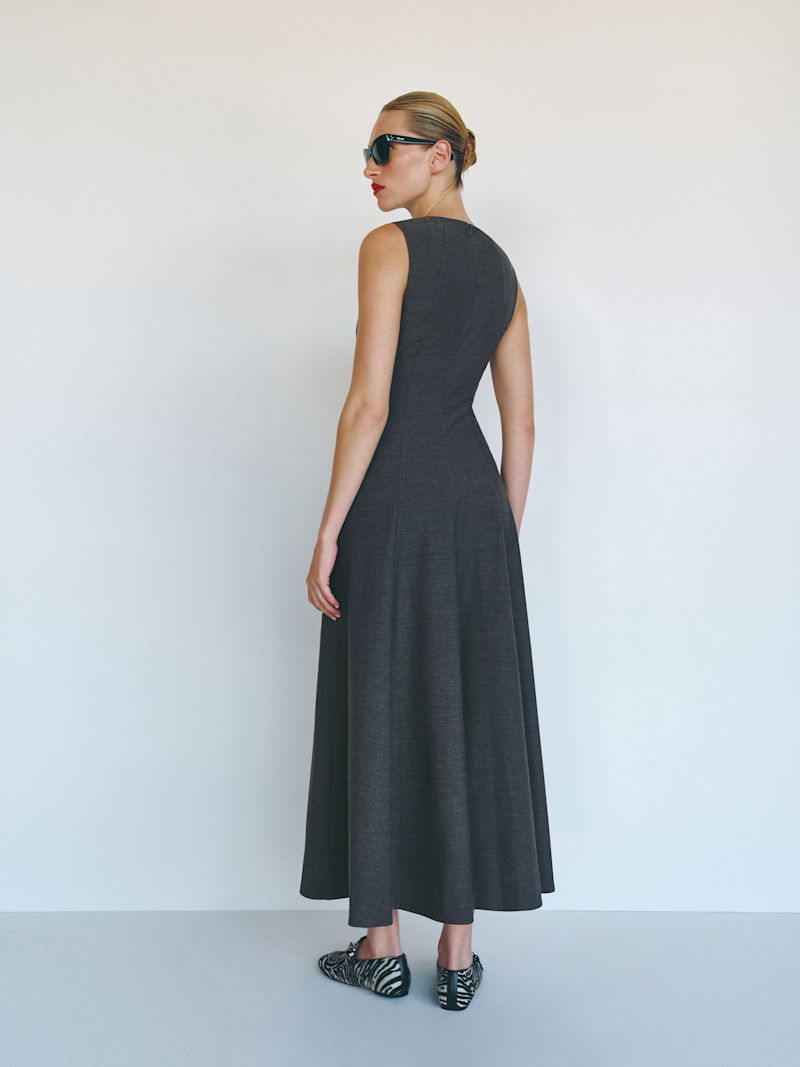 Dark Grey Petites Cecilia Dress - Image 4