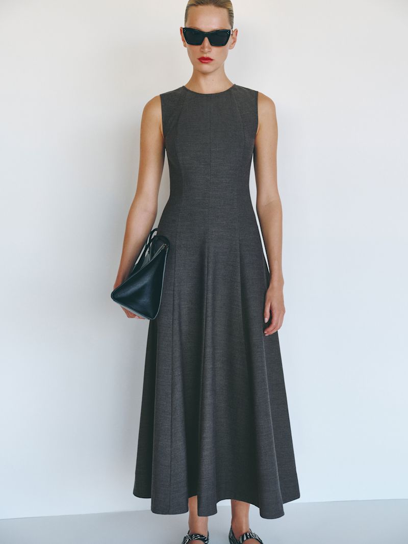 Dark Grey Petites Cecilia Dress - Image 5