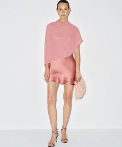 Dried Rose Lilibeth Silk Mini Dress