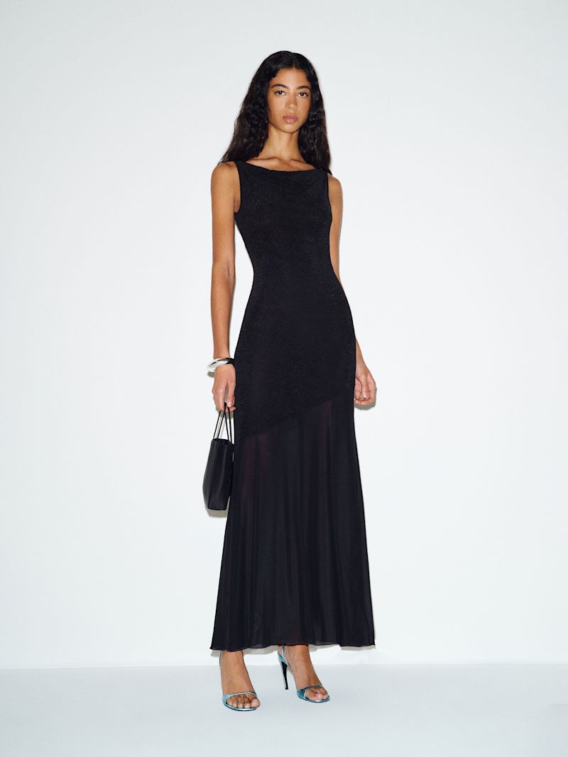 Black Yvette Knit Dress - Image 5