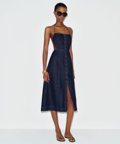 Prespa Manon Denim Midi Dress