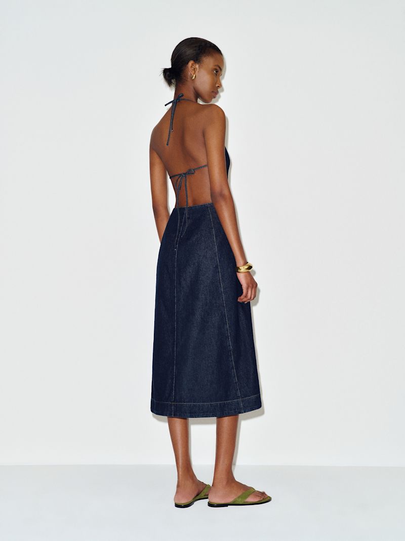 Prespa Manon Denim Midi Dress - Image 2