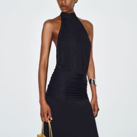 Black Anya Knit Dress
