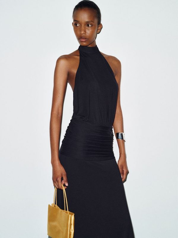 Black Anya Knit Dress