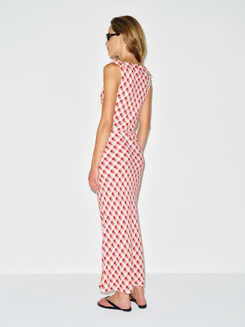 Sangre Check Sorrel Dress - Image 4