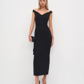 Black Devon Knit Dress