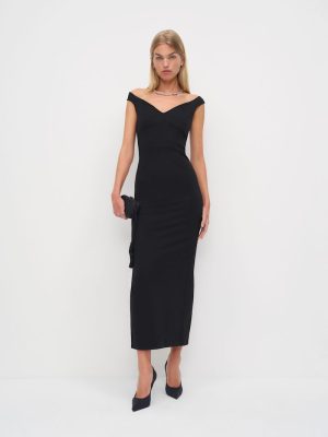 Black Devon Knit Dress