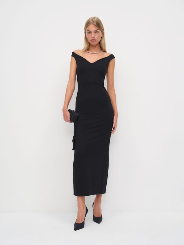 Black Devon Knit Dress