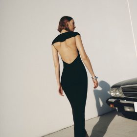 Black Dovie Knit Dress