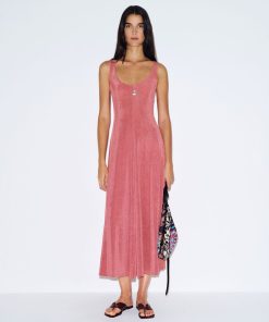 Coral Campbell Knit Dress