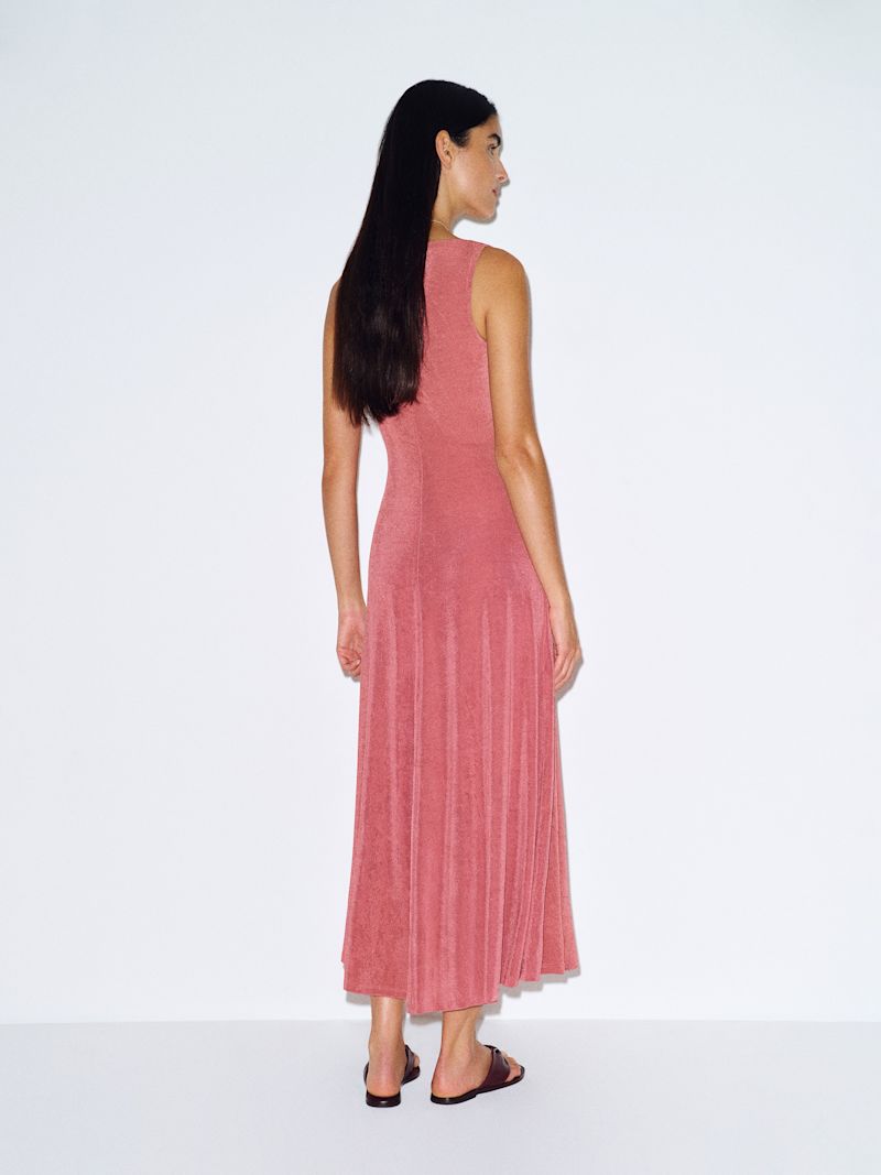 Coral Campbell Knit Dress - Image 4